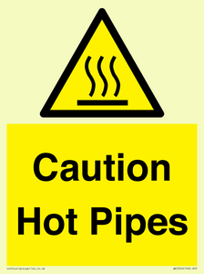 Caution Hot Pipes